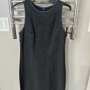 Phoebe Couture size 8 navy sheath dress